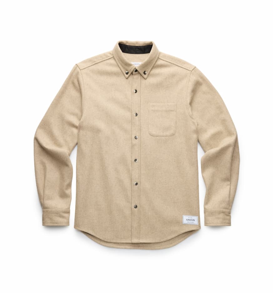 Lightweight Melton Wool | Honey