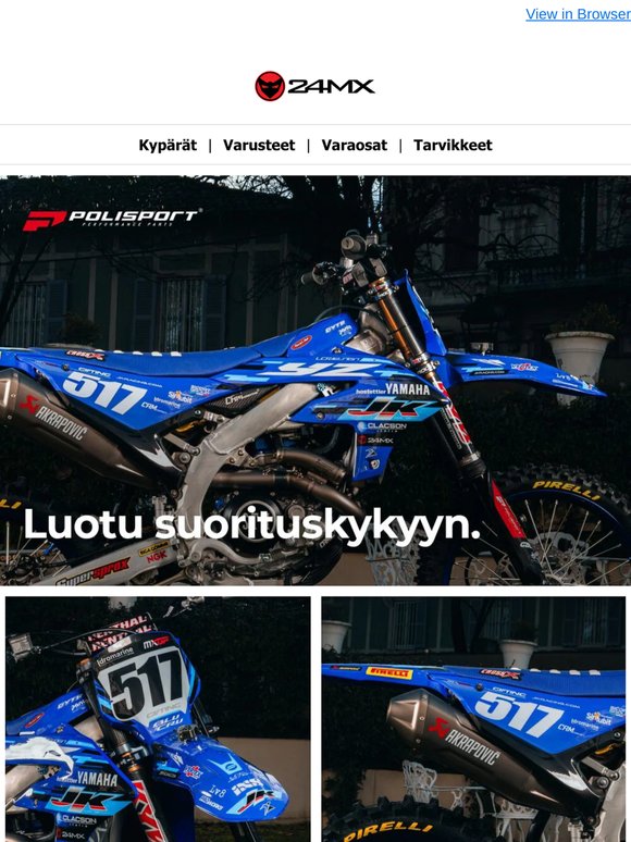 Uudet Polisport-Replica-muovit