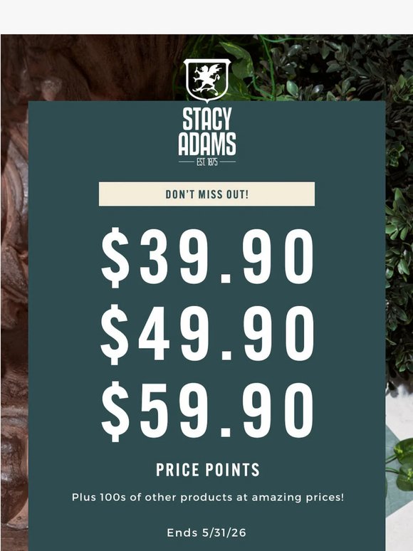 Limited Time VIP Sale | Starting at $39.90