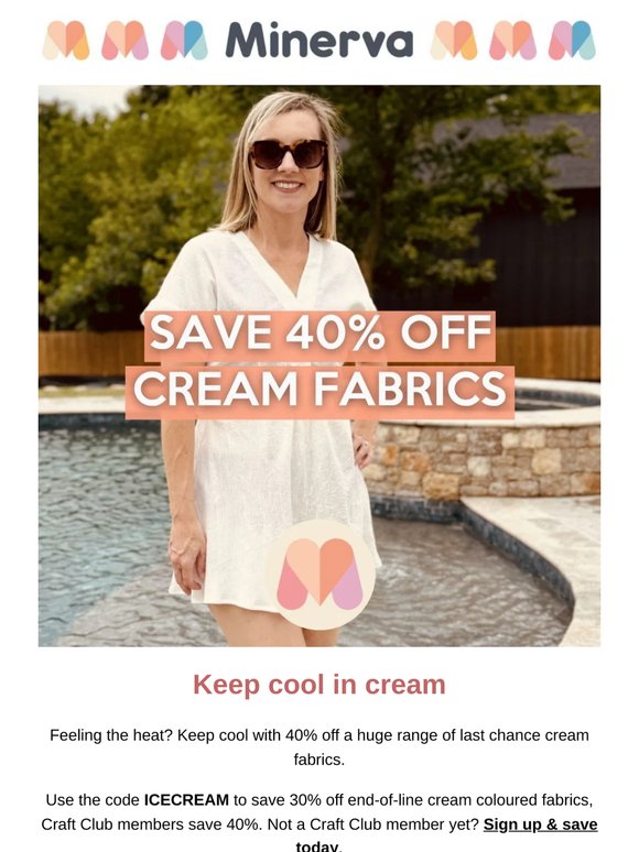 Keep cool in cream 🍦