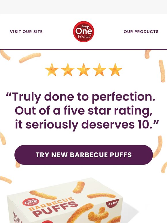Early (Rave) Reviews Of Our New BBQ Puffs