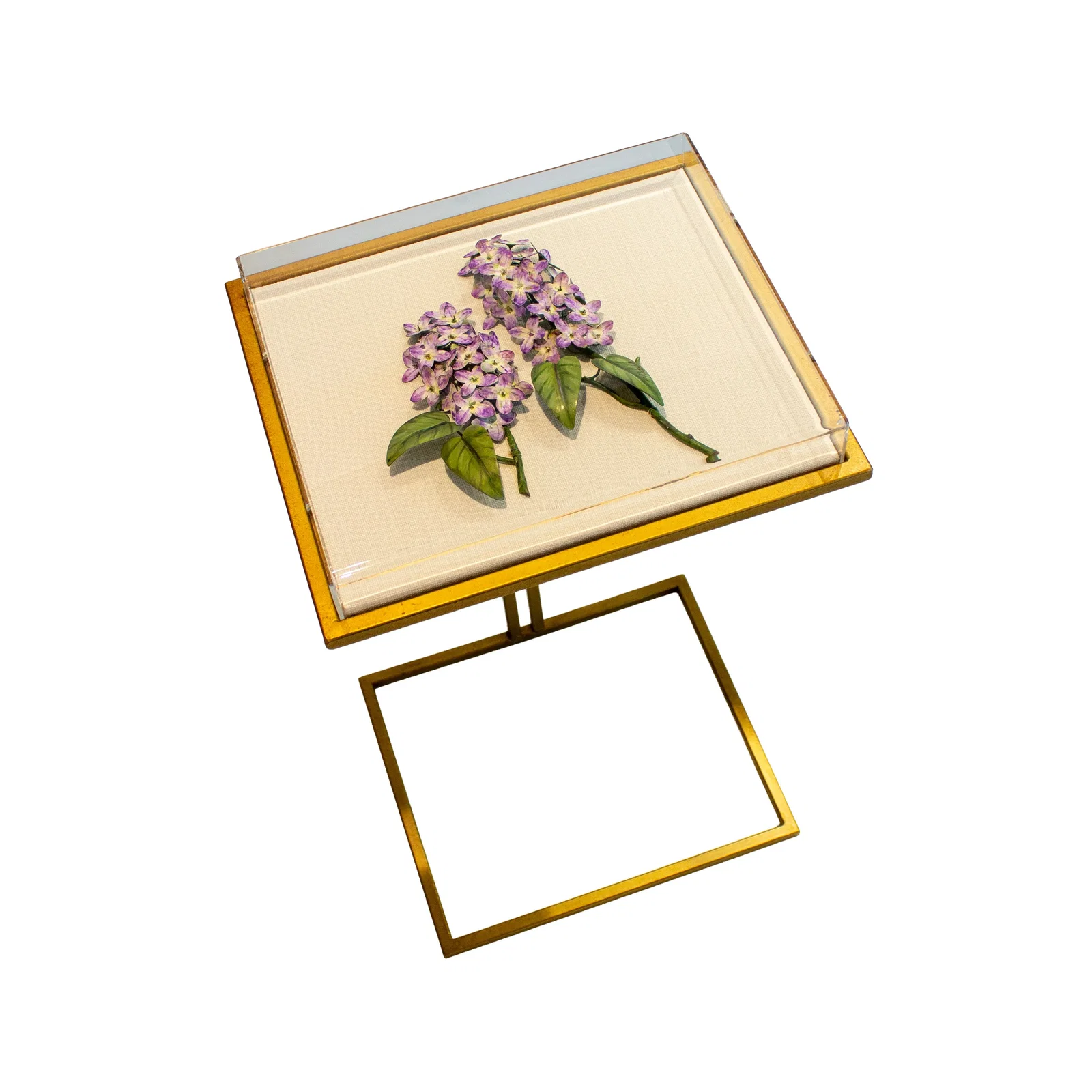 Image of Handmade Metal Table Lilac