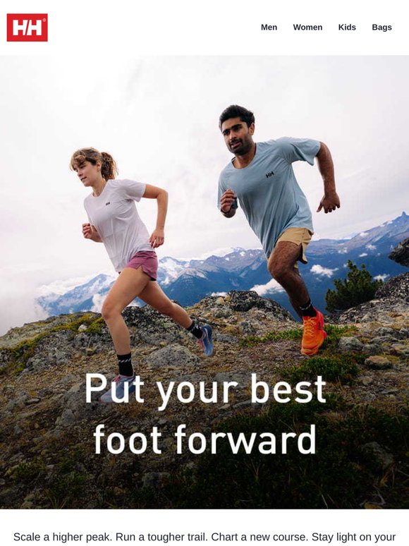 New in: lightweight footwear