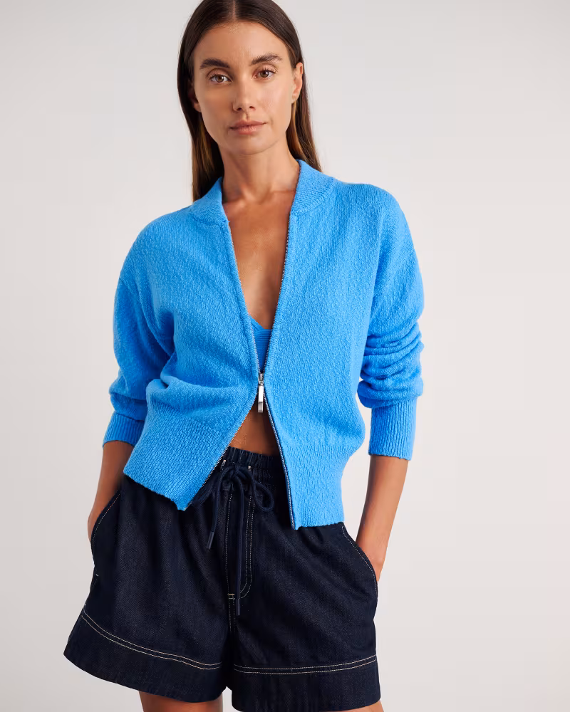 Image of Arden Zip Knit Cardigan