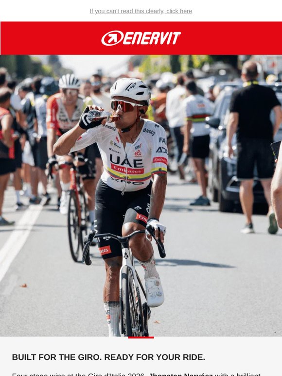 The nutrition strategy trusted by UAE Team Emirates-XRG