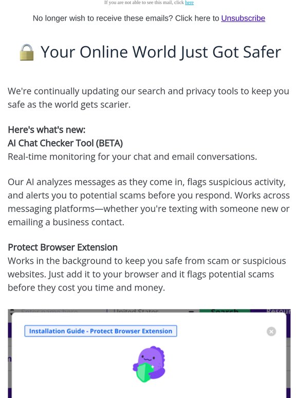 We've upgraded your online privacy