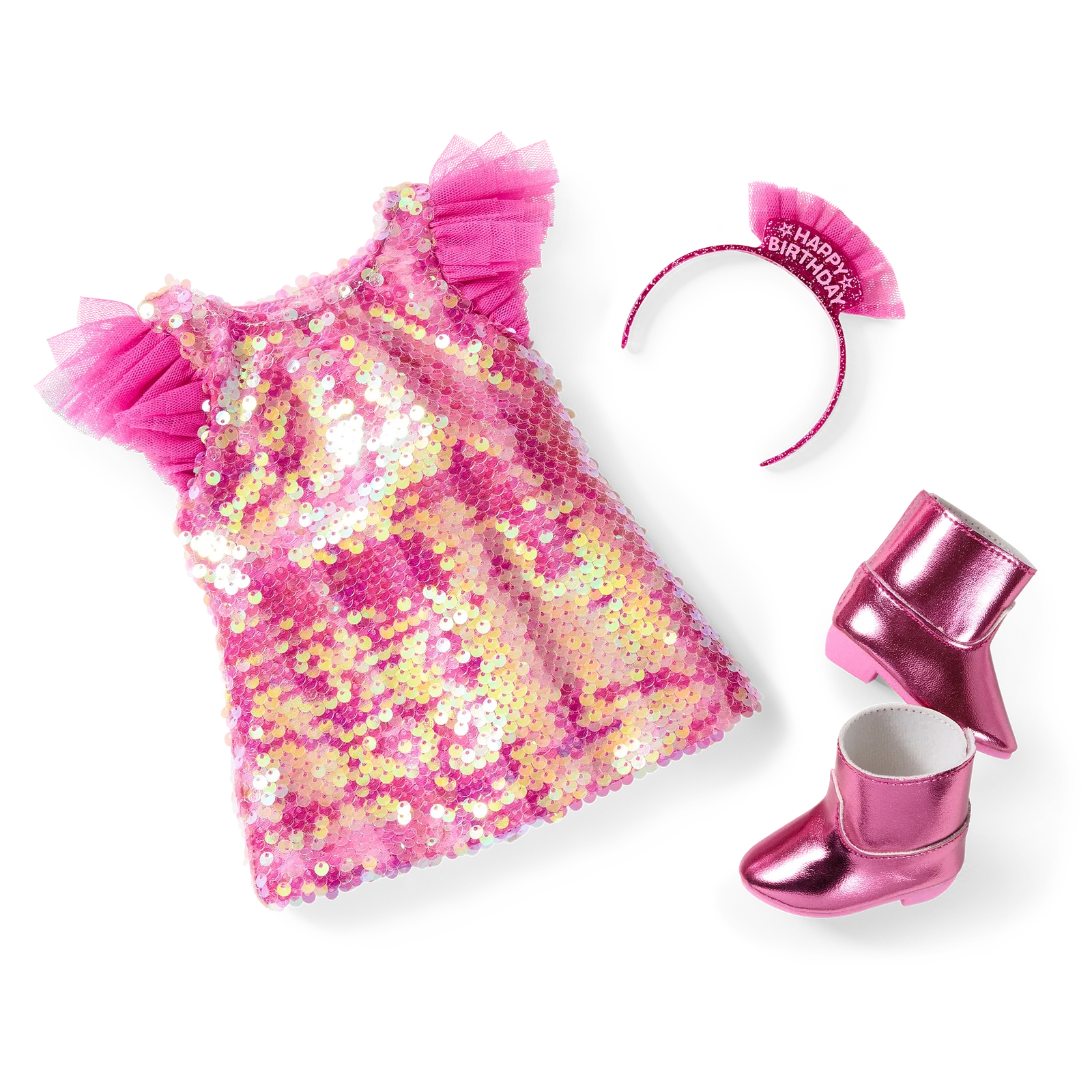 Image of Happy Birthday to You Outfit for 18-inch Dolls