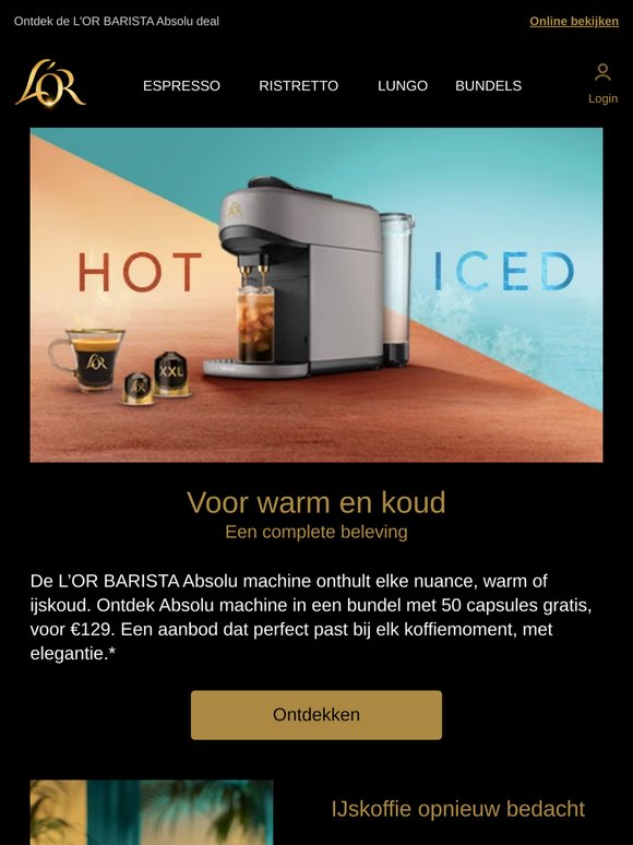 IJskoffie, een nieuw ritueel