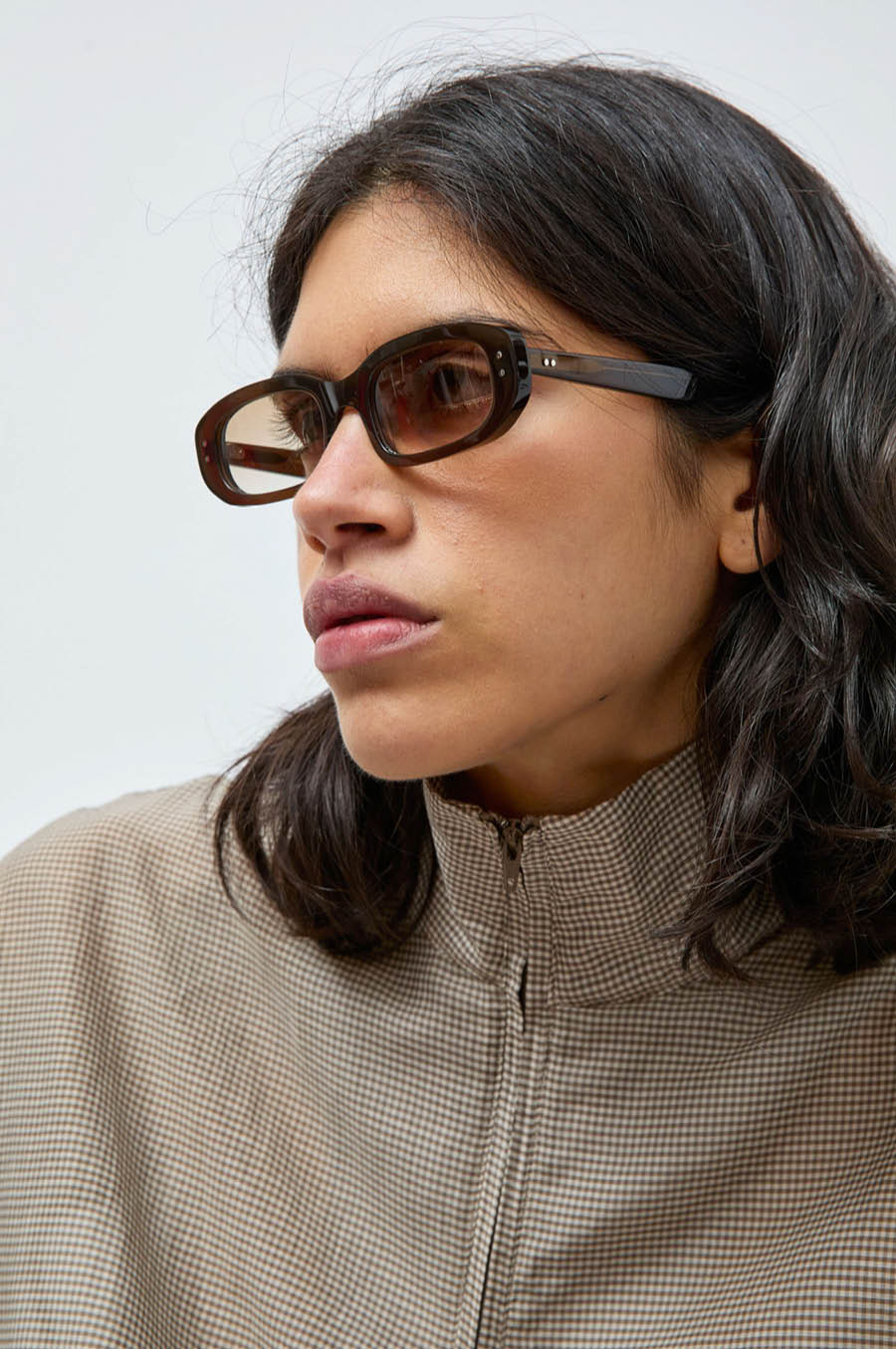 Monokel April Sunglasses in Chocolate