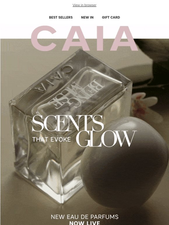 NOW LIVE: Scents that evoke glow