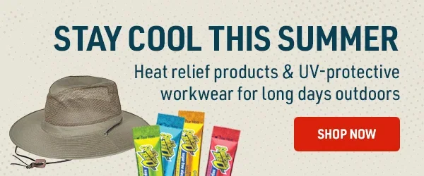 Stay cool this summer with heat relief and hydration products from Gemplers.