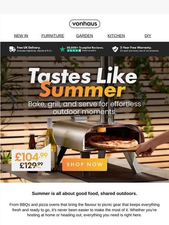 ☀️🍔 Summer feasts start with the right setup