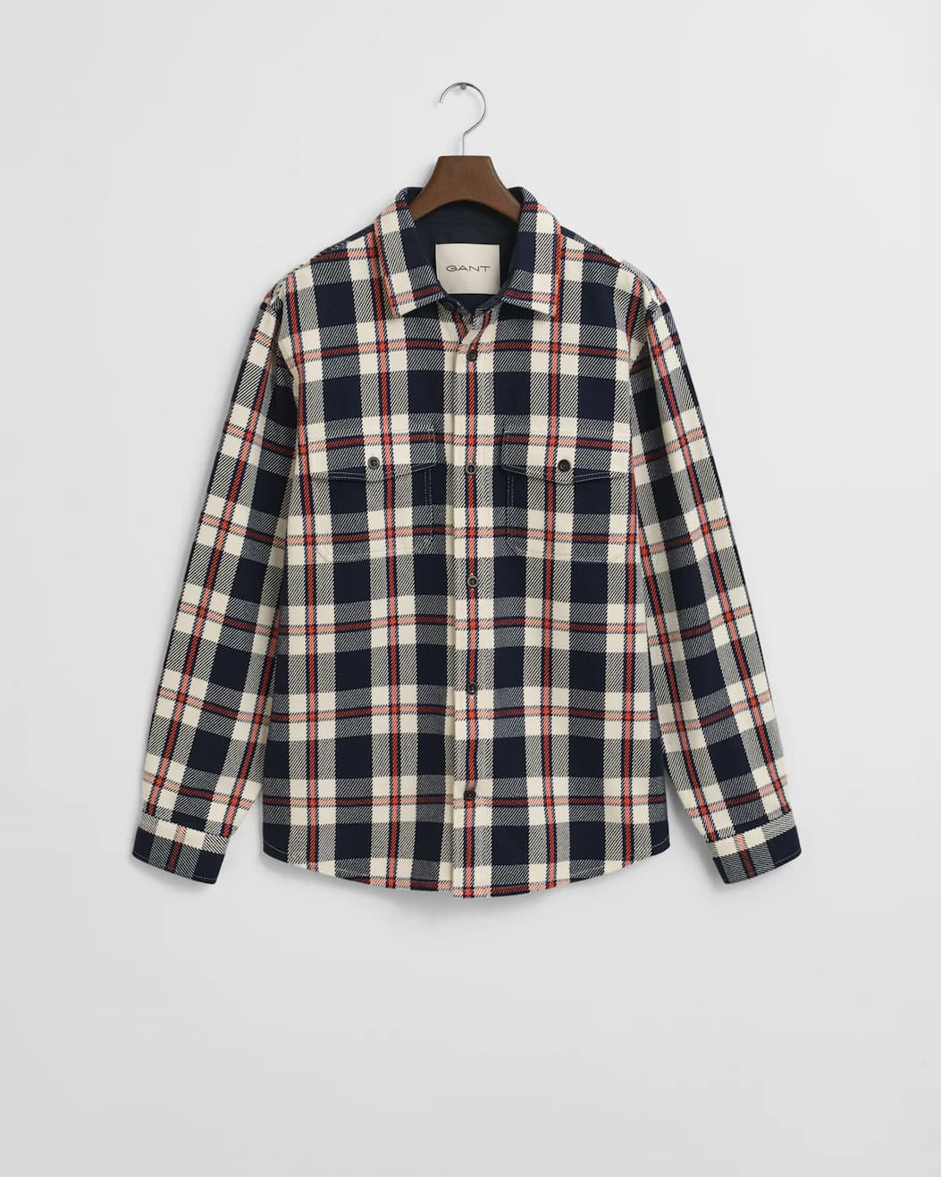Checked Heavy Twill Overshirt
