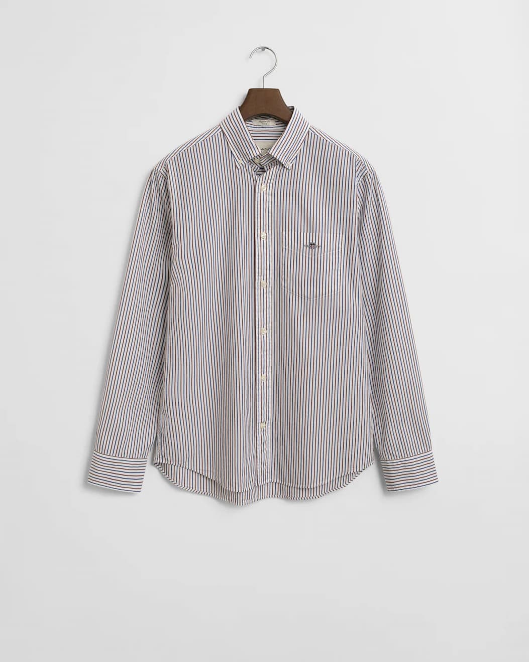 Regular Fit Striped Classic Poplin Shirt