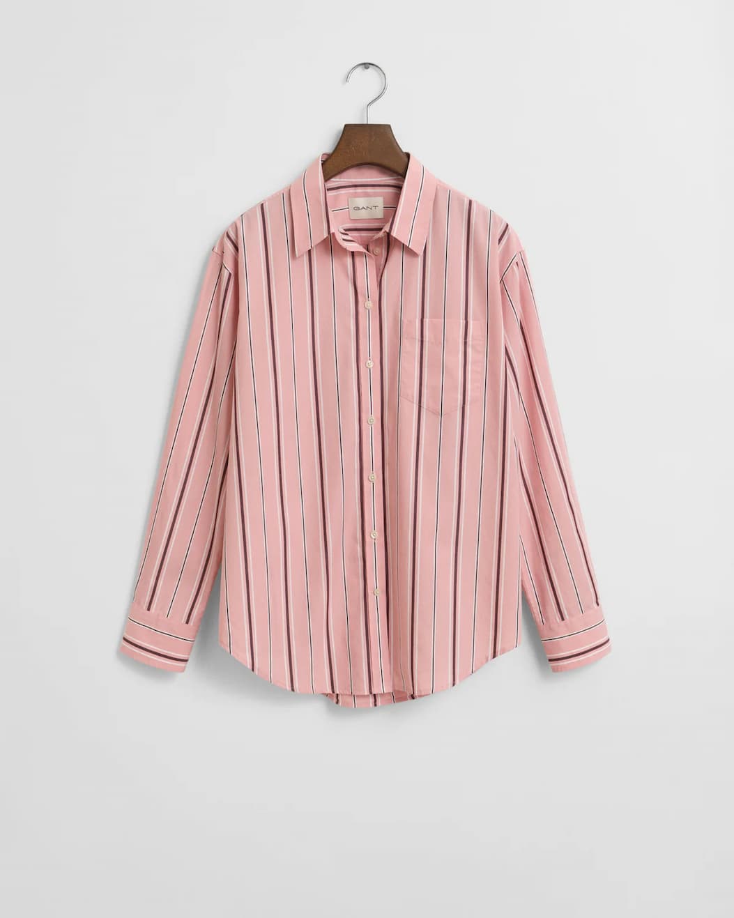 Relaxed Fit Classic Striped Poplin Shirt