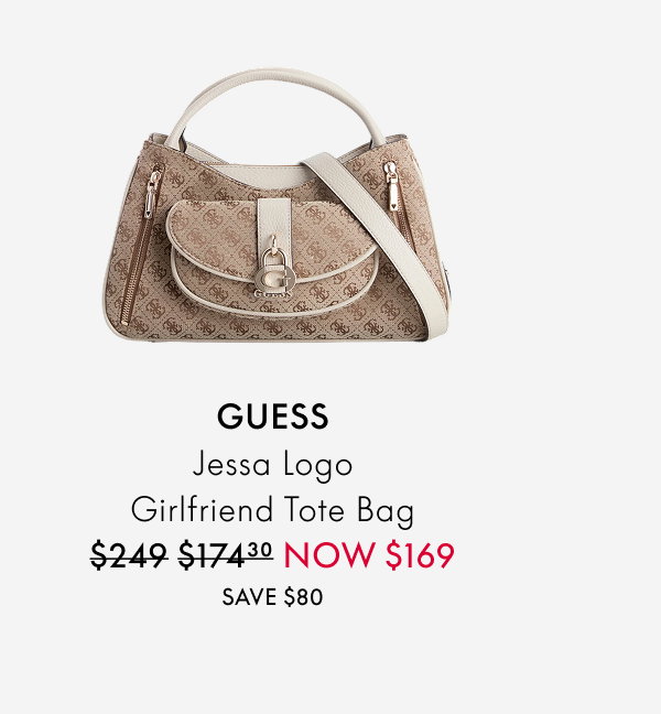 GUESS Jessa Logo GirlfriendTote Bag