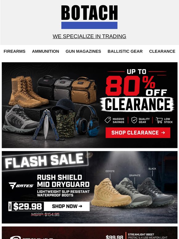Clearance Blowout ⚡ Up To 80% Off Tactical Gear