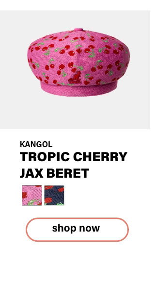 Tropic Cherry Jax Beret by Kangol 