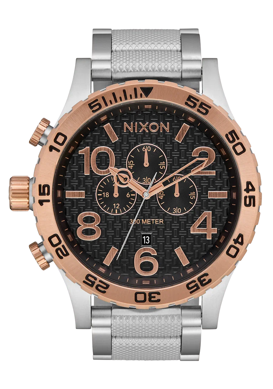 Image of 51-30 Chrono - Silver / Rose Gold / Black