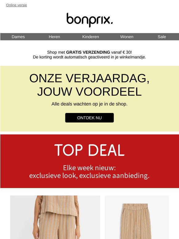 Onze TOP DEALS van de week