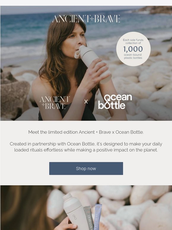 Meet the limited edition Ocean Bottle