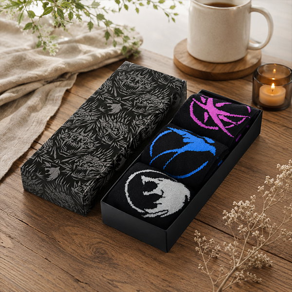 The Witcher - Symbols Socken 3er Set in Geschenkbox
