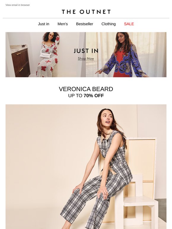 Just in featuring Veronica Beard