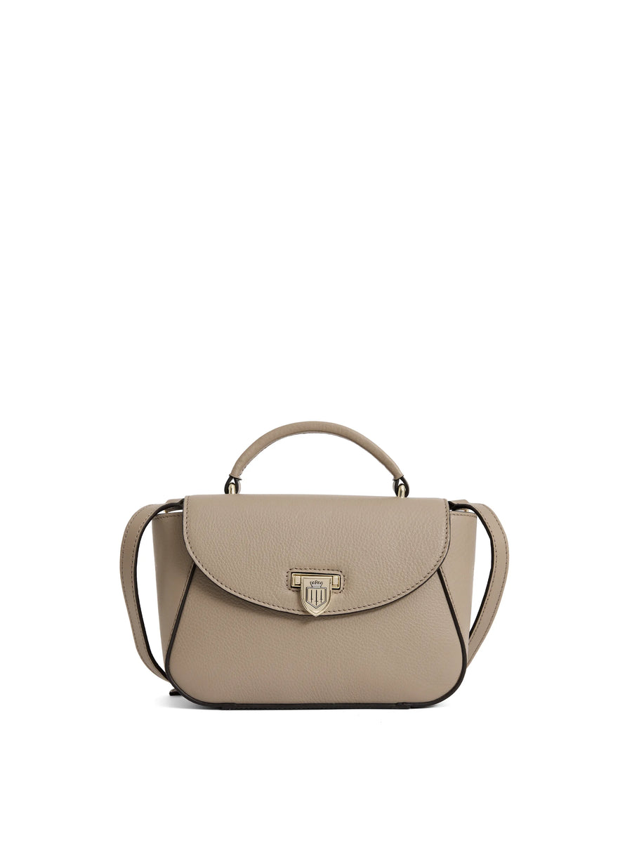 Blenheim Stone Leather Mini Handbag