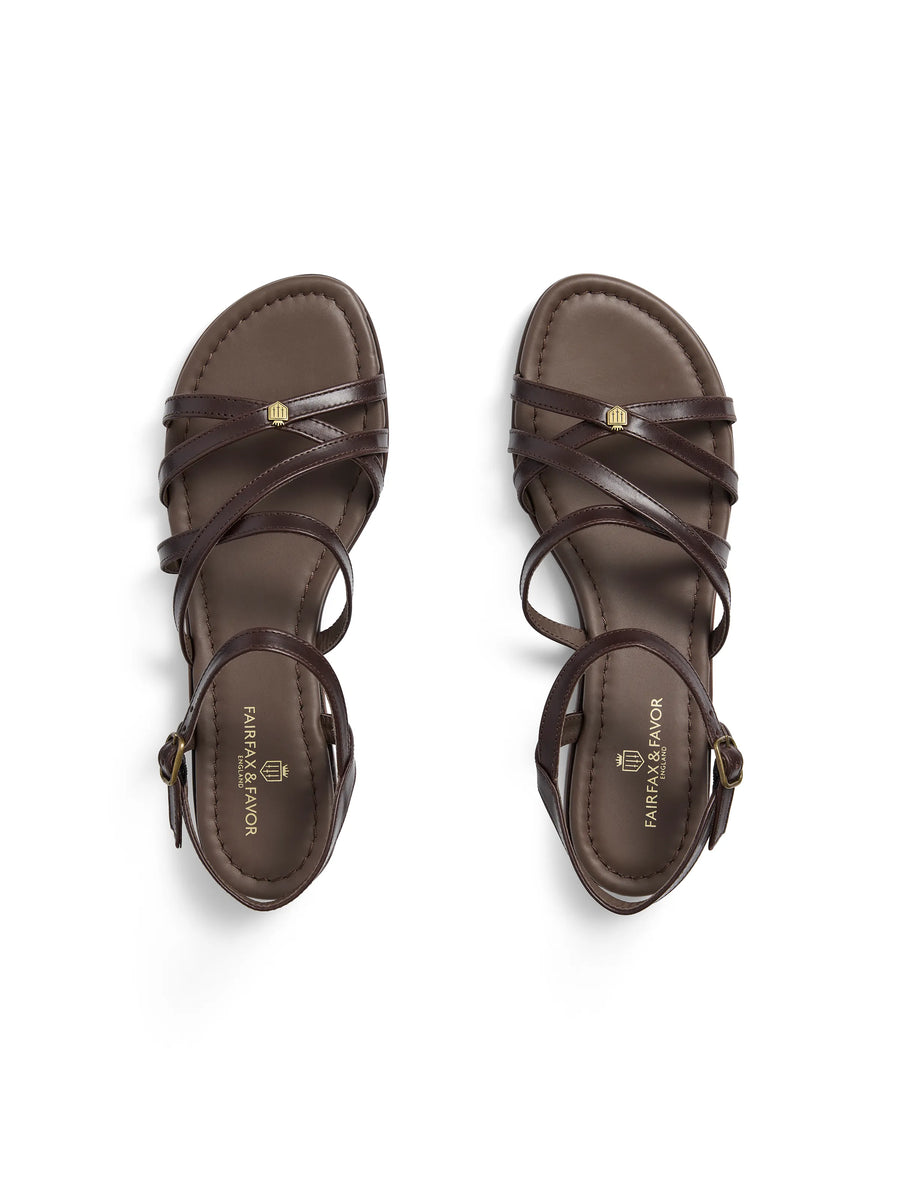 St Ives Mahogany Sandals