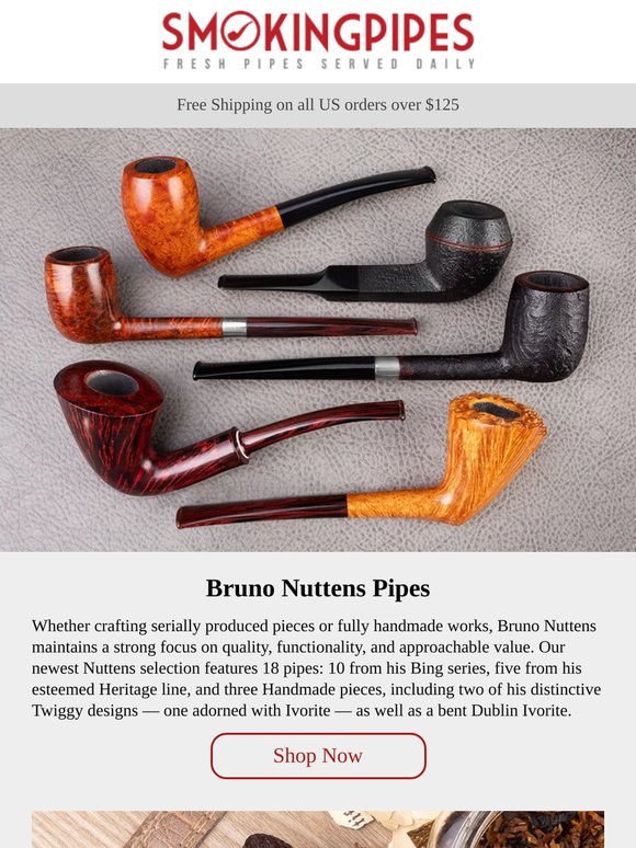 Bruno Nuttens Pipes | High-Quality Craftsmanship