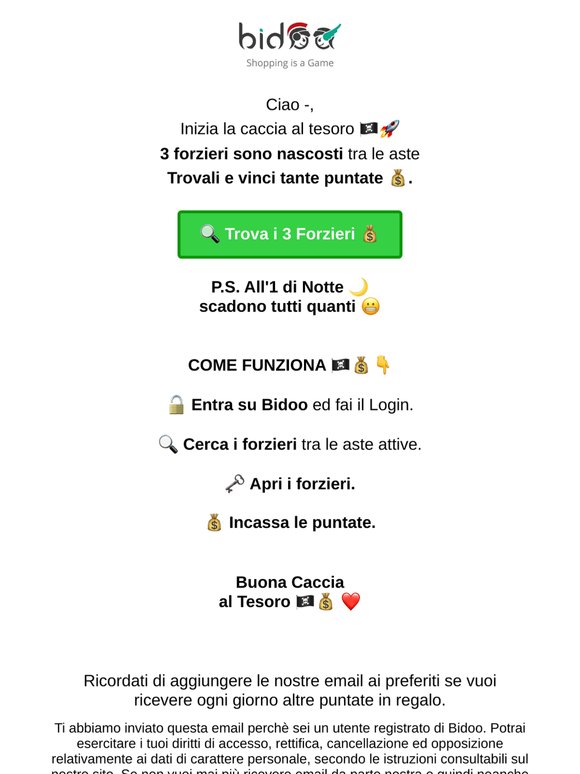 — trova i 3 forzieri💰
