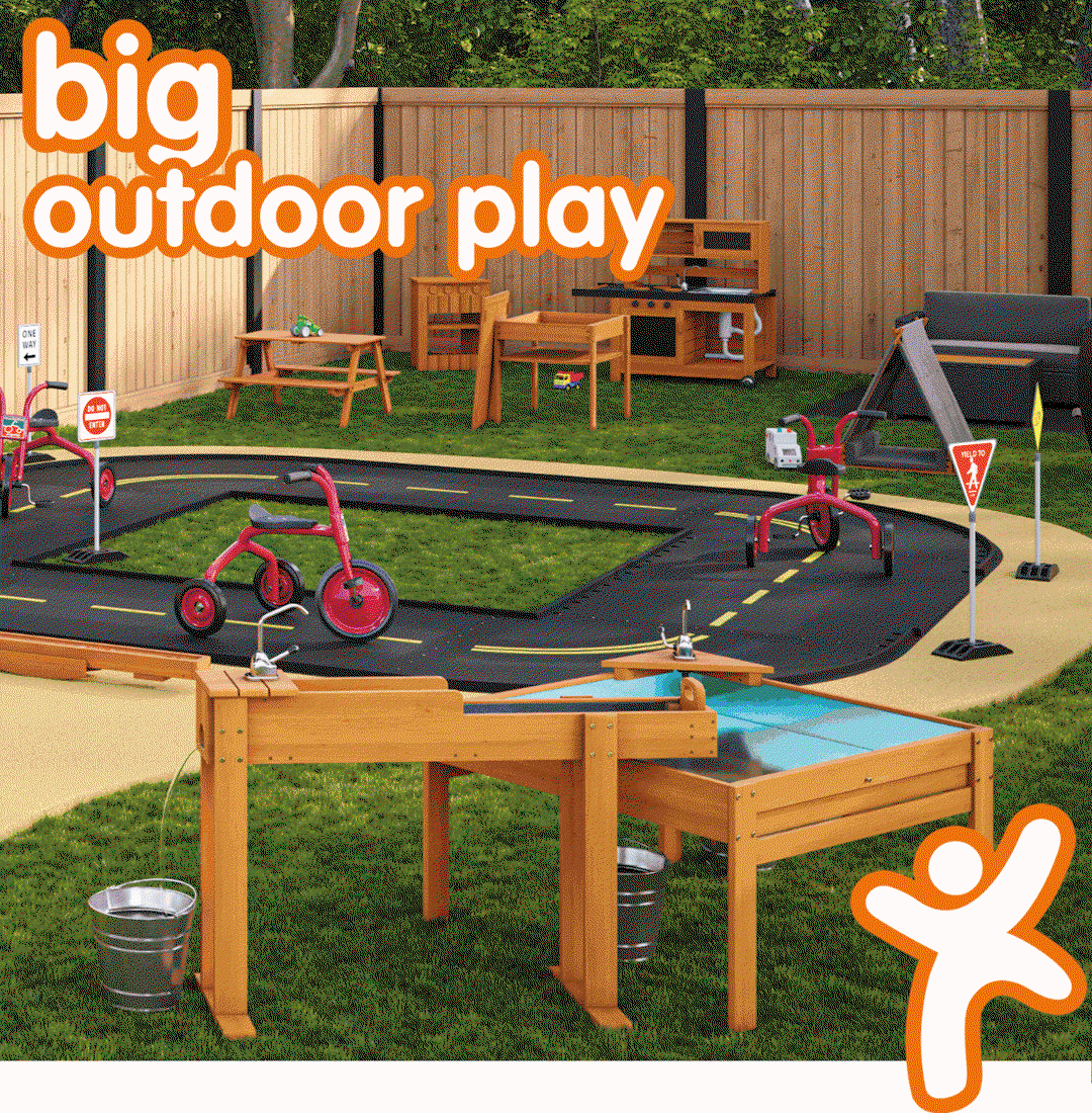 Big Outdoor Play for Little Learners