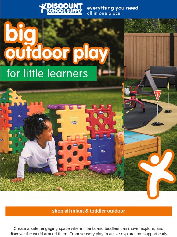 Little learners LOVE these outdoor ideas