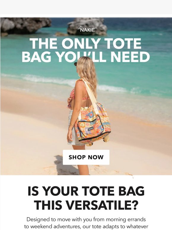 The only bag you'll need!