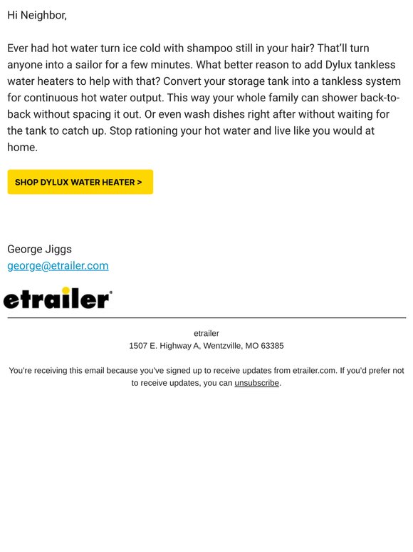 Introducing Dylux Tankless RV Water Heater!
