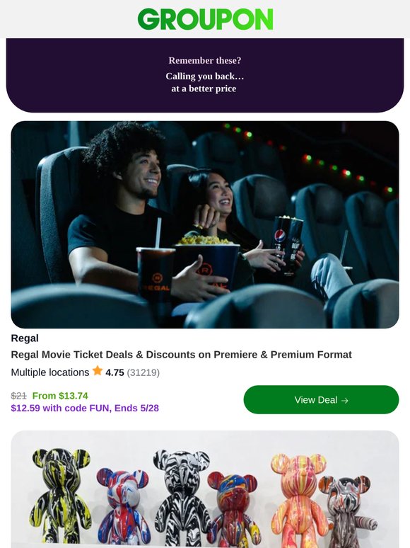 Regal Movie Ticket Deals & Discounts on Premiere & Premium Format - Promo Code savings inside. Check it out.