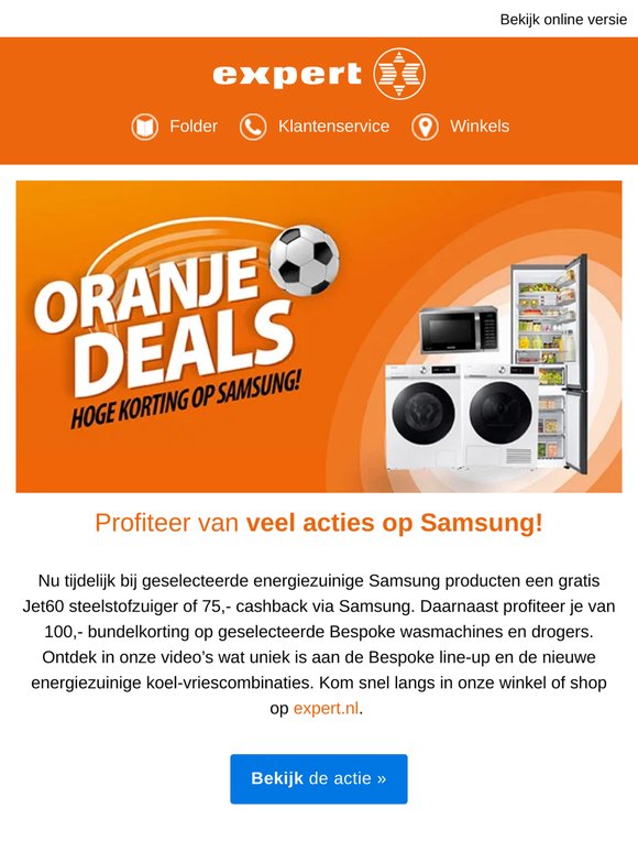 Profiteer nu van hoge korting op Samsung!