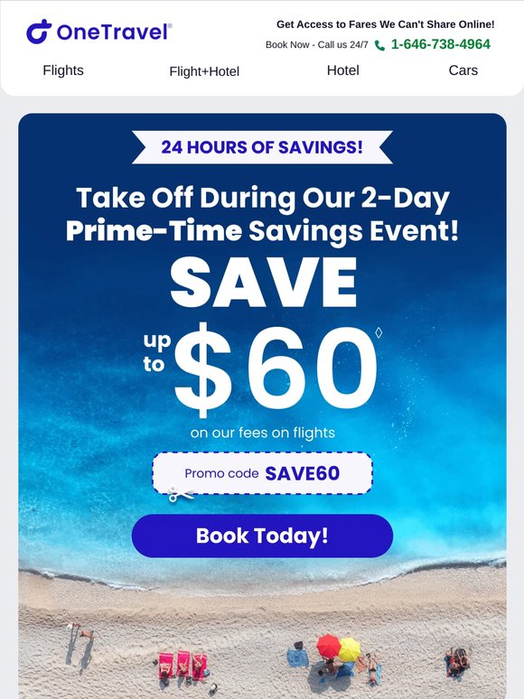 ✈️ Only a Few Hours Left! Savings Up to $60 Off Our Fees End Today