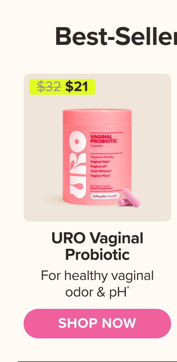 URO Vaginal Probiotic SHOP NOW