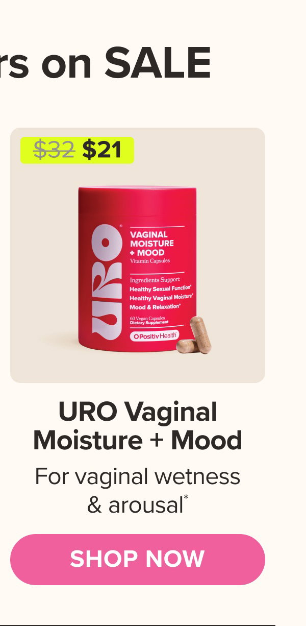 URO Vaginal Moisture + Mood SHOP NOW
