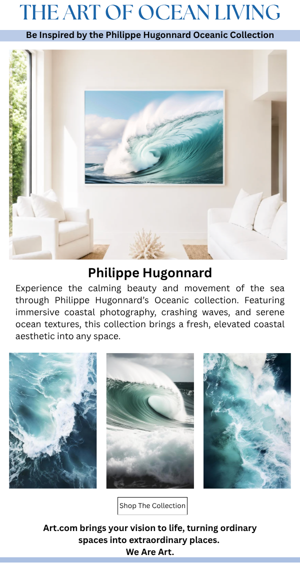 The Art of Ocean Living - Be Inspired by the Philippe Hugonnard Oceanic Collection. Experience the calming beauty and movement of the sea through Philippe Hugonnard's Oceanic collection.