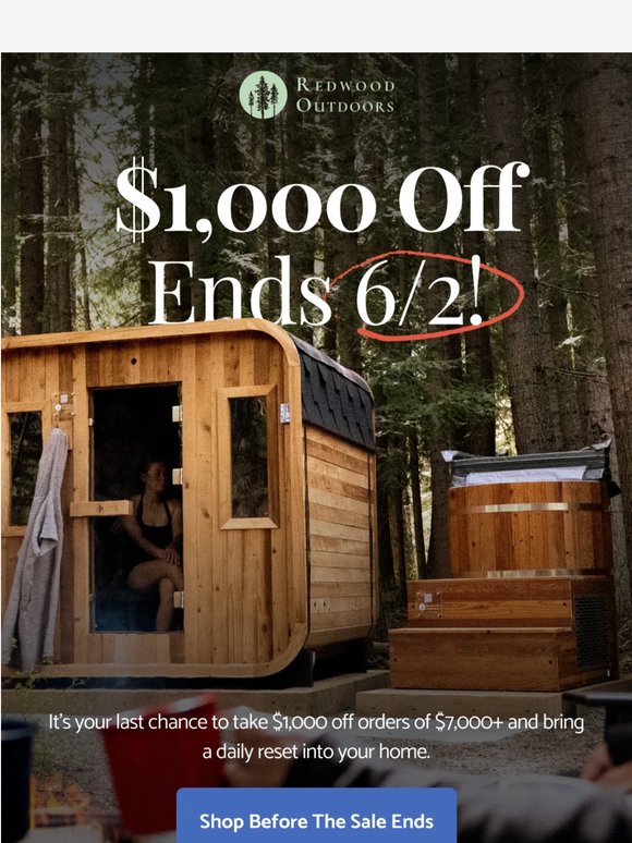 $1,000 Off Ends Soon!