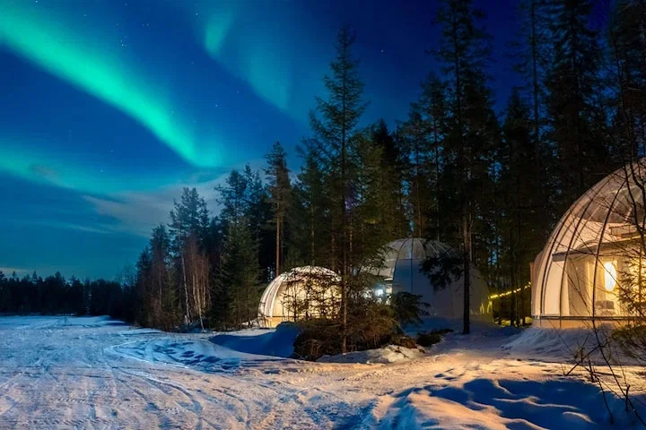 1 natt för 2 i igloo med spa & frukost hos Ice & Light Village i Luleå