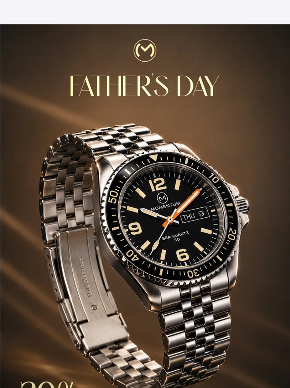 Shop Father's Day Early! 20% OFF SITEWIDE