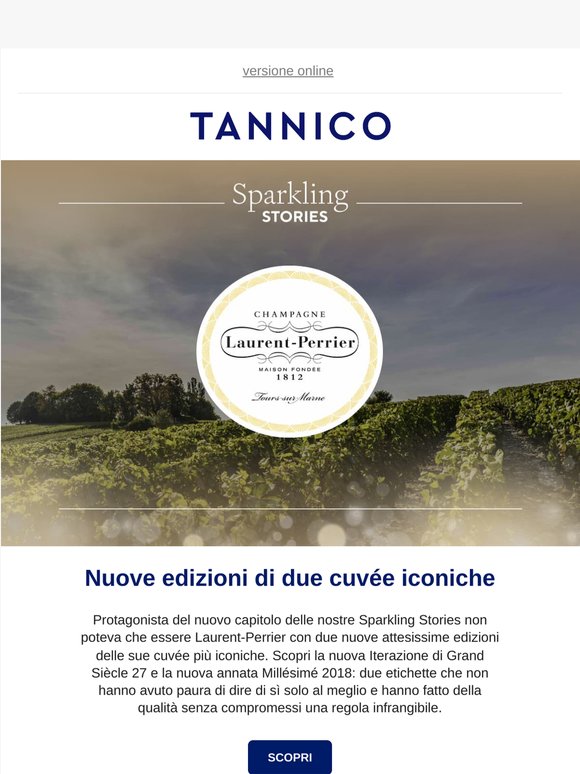 Novità Laurent-Perrier: Grand Siècle Iterazione N°27 e Millésimé 2018