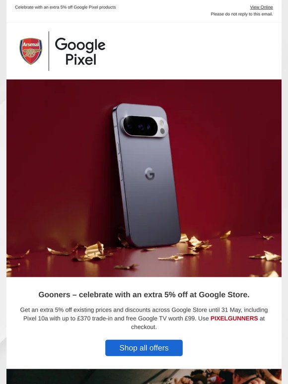 Made it happen 🏆 Here’s an exclusive Google Pixel discount