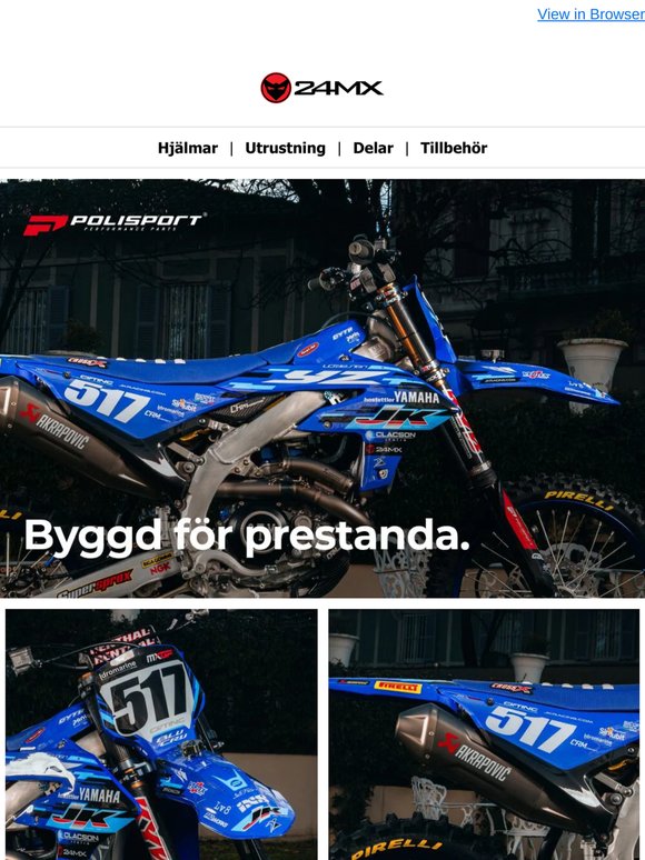 Nya Replica-plastdelar från Polisport