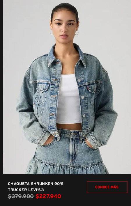 Chaqueta Shrunken 90's Trucker Levi’s® Para Mujer
