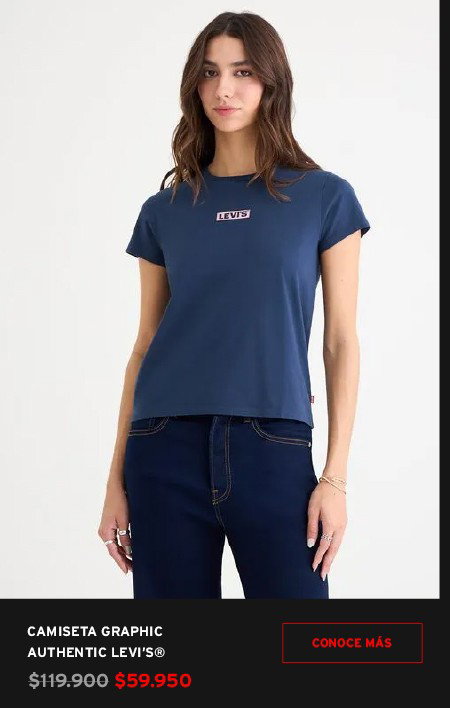 Camiseta Graphic Authentic Levi’s® Para Mujer