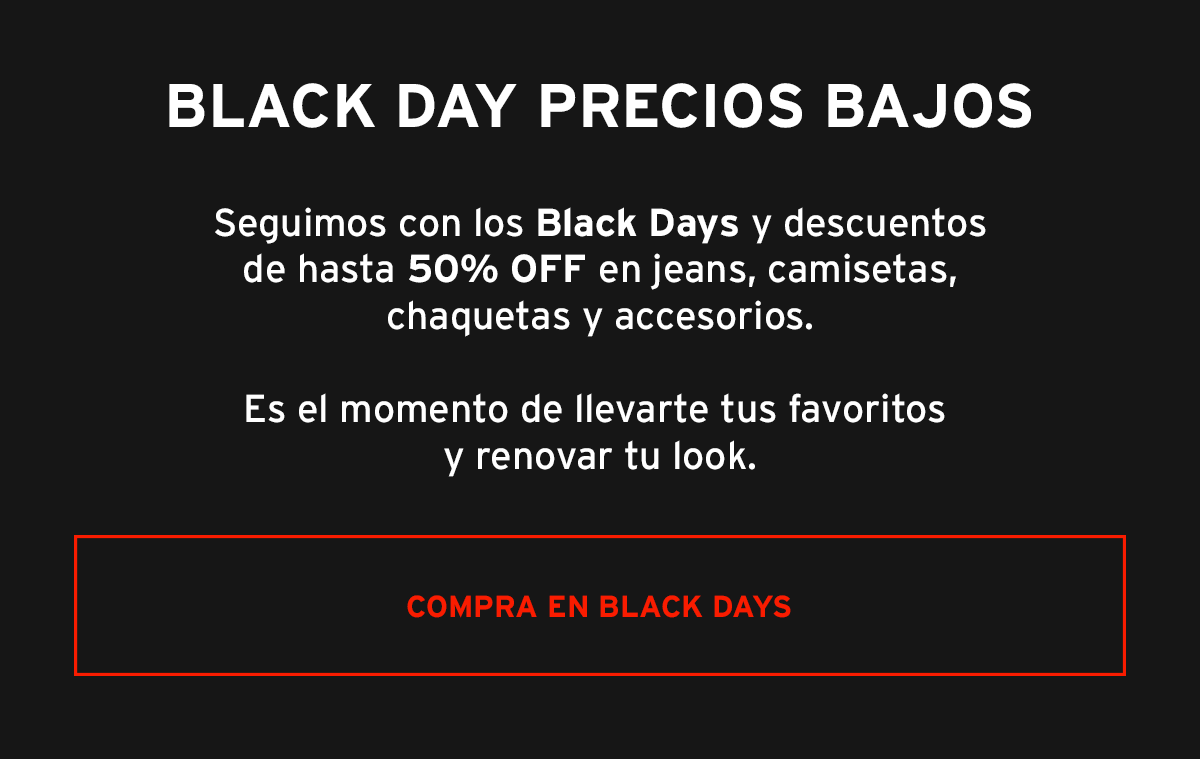 Black Days Levi's®